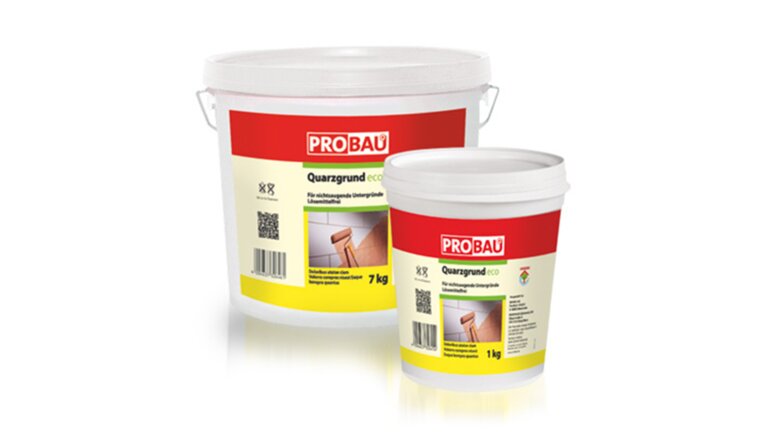 Quarzgrund eco, im weißen Eimer, zwei verschiedene Größen